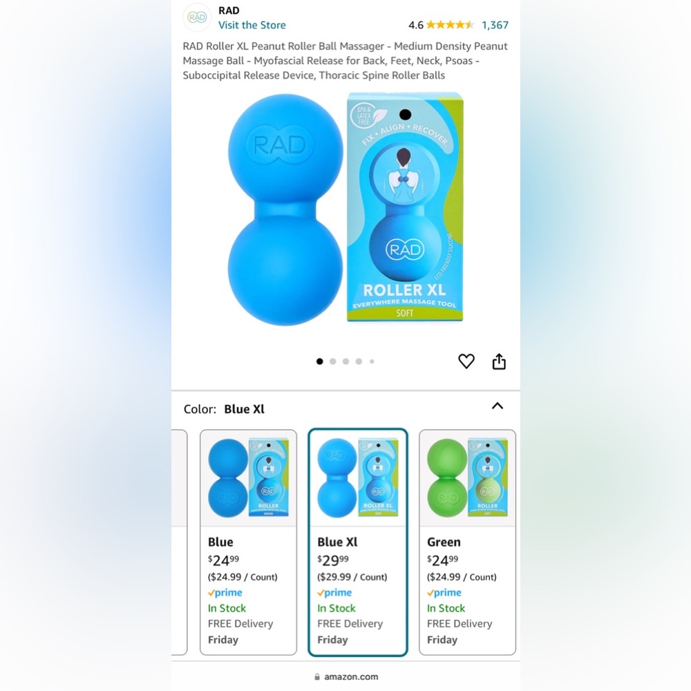 GAIAM & RAD Mega massage ball bundle - Picture 8 of 8